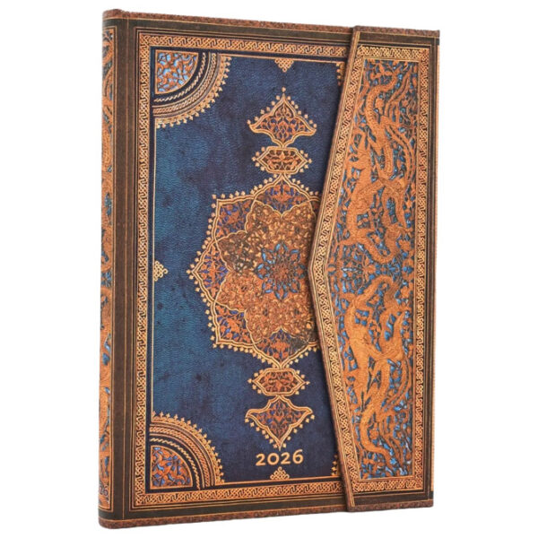 Planer tjedni 2026-13x18cm-midi magnet Safavid Indigo Paperblanks DE0762-4 - Slika 2