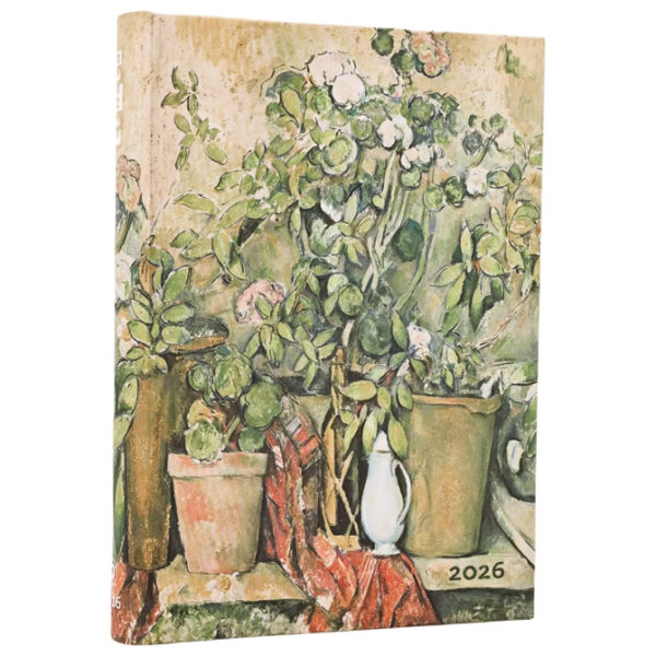 Planer dnevni 2026-13x18cm-midi s gumicom Cezanne’s Terracotta Paperblanks DE0752-5 - Slika 2