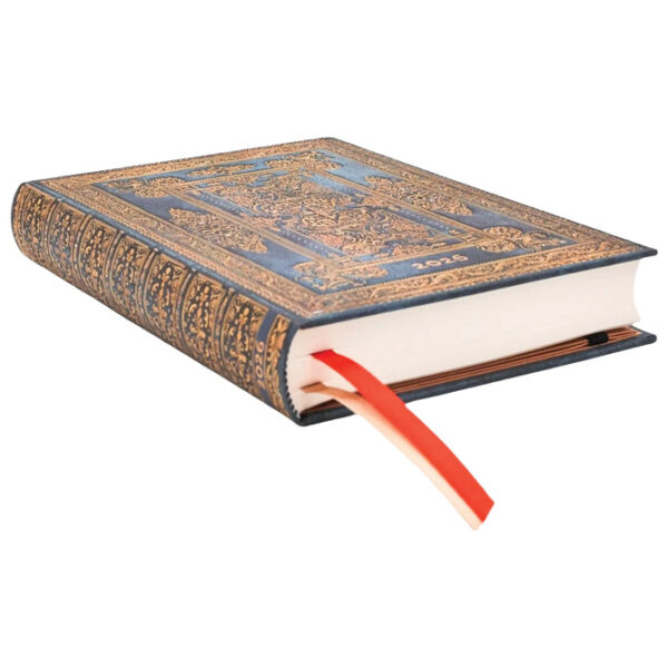 Planer dnevni 2026-13x18cm-midi s gumicom Blue Luxe Paperblanks DE0751-8 - Slika 3