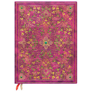 Planer tjedni 2026-18x23cm-ultra horizontalni s gum. Diamond Jubilee Paperblanks DE0799-0