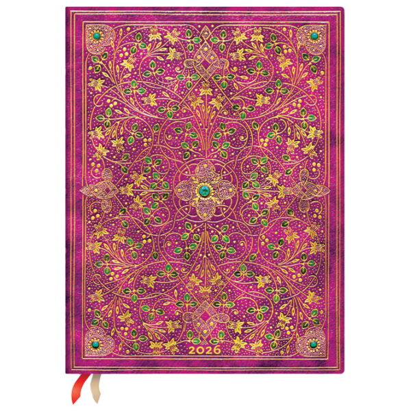 Planer tjedni 2026-18x23cm-ultra horizontalni s gum. Diamond Jubilee Paperblanks DE0799-0