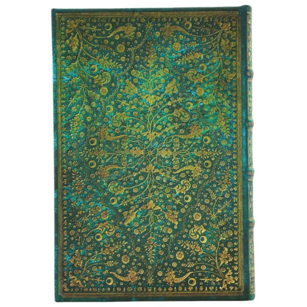 Notes  9x14cm-mini crte  88L s gumicom Emerald Flower Paperblanks PB1317-5 - Slika 3