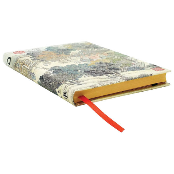 Notes 12x18cm-midi crte 72L s gumicom Golden Age of Prosperity Paperblanks PB9974-1 - Slika 4