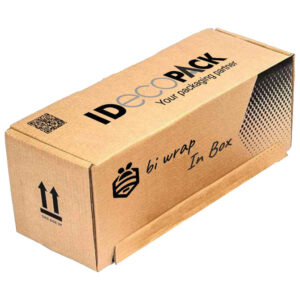 Papir omotni saćasti rola 80g 38cmx50m "bi wrap box" smeđi - u kutiji