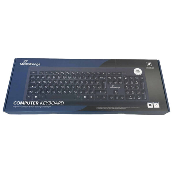 Tipkovnica USB MROS101-HRSI slim crna - Slika 2