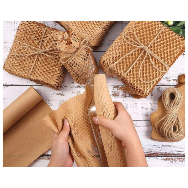 Papir omotni saćasti rola 80g 38cmx10m "bi wrap mini" smeđi - Slika 6