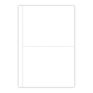 Kuverta s povratnicom bijela bez tiska 210X12" (6") 0+vrećica M 60 g/m2, kutija 750/1