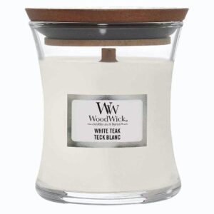 Svijeća Mini white teak 98039E