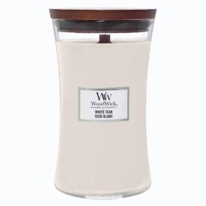 Svijeća Large white teak 93039E