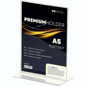Nosač obavijesti T - A5 Premium 149x80x211 mm