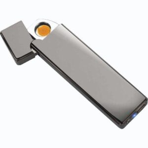 Upaljač elektronski Pierre Cardin Smart, punjiv na USB, tamno sivi