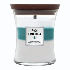 Svijeća medium trilogy Icy woodland 1720895E
