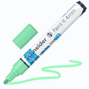 Flomaster Schneider, akrilni marker, Paint-It 340, 4 mm, pastelno zeleni