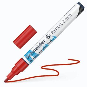 Flomaster Schneider, akrilni marker, Paint-It 310, 2 mm, crveni