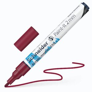 Flomaster Schneider, akrilni marker, Paint-It 310, 2 mm, bordo