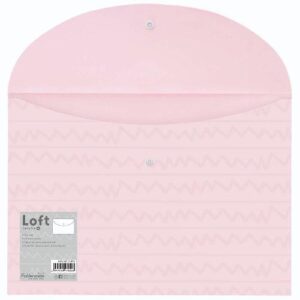 Kuverta s dugmetom PP A4, Foldermate Loft 31695 roza