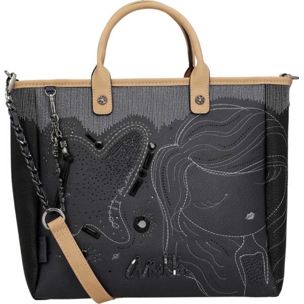 Torba fashion Anekke STUDIO NAVY 38752-303 L-32x28x13cm