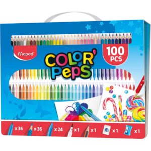 Set pribora za crtanje i bojanje Maped 100/1