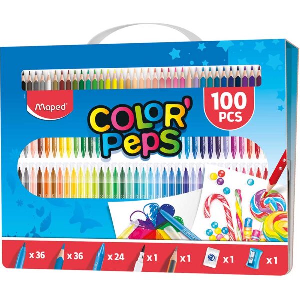 Set pribora za crtanje i bojanje Maped 100/1