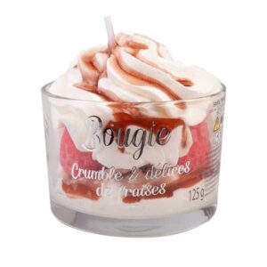 Svijeća PD Glass Strawberry 41561