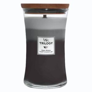 Svijeća large Trilogy Warm woods 93911E