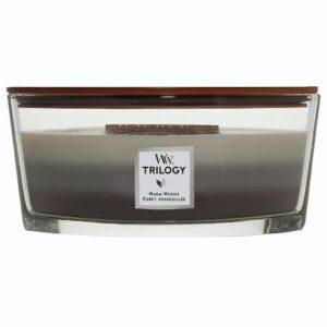 Svijeća elipse Trilogy Warm woods 76911E