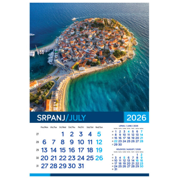 Kalendar "More 2026" 13 listova, spirala - Slika 11