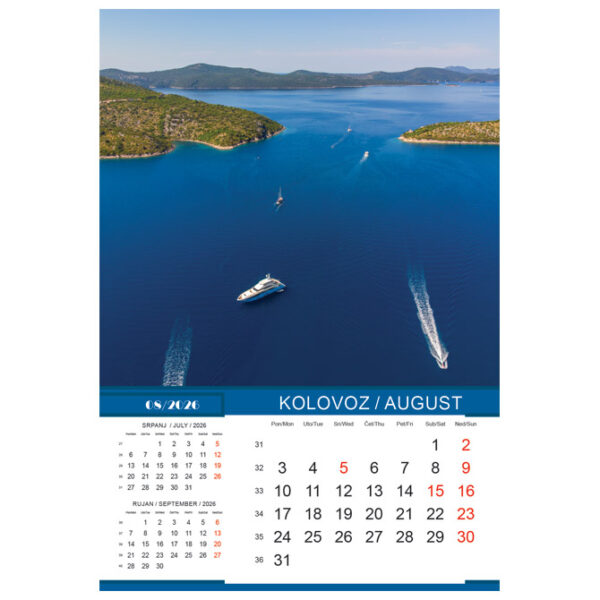 Kalendar "Priroda 2026" 13 listova, spirala - Slika 12