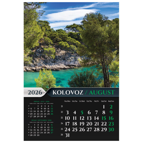 Kalendar "Šumska priča 2026" 13L, spirala - Slika 12