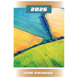 Kalendar "Igre prirode 2026" 13 listova, spirala
