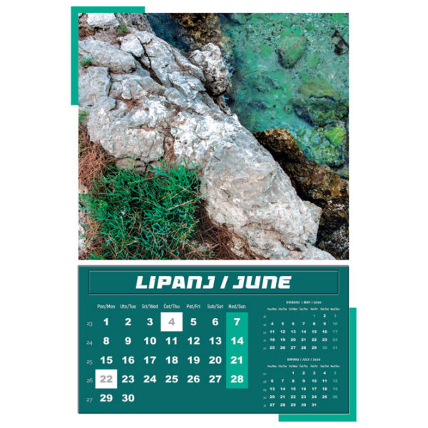 Kalendar "Igre prirode 2026" 13 listova, spirala - Slika 10