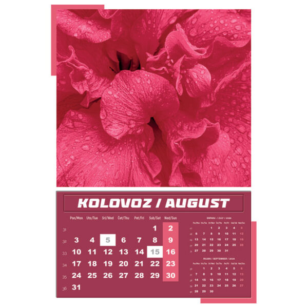 Kalendar "Igre prirode 2026" 13 listova, spirala - Slika 12