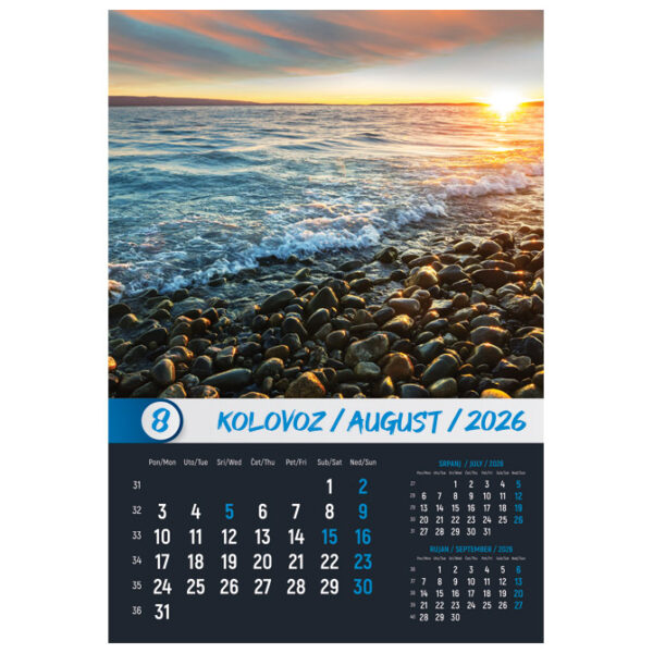 Kalendar "Okom sanjara 2026" 13 listova, spirala - Slika 12