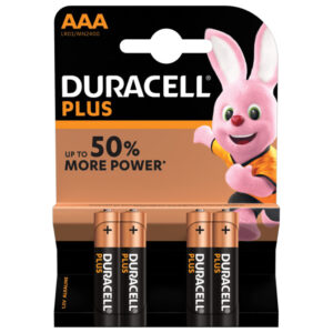 Baterija alkalna 1,5V AAA Plus pk4 Duracell LR03 blister!!