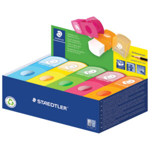 Šiljilo-gumica pvc s pvc kutijom 1rupa Staedtler 511 SE!!