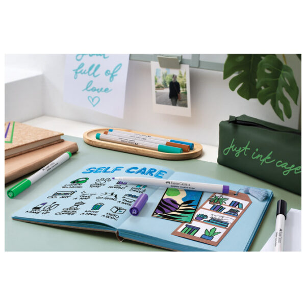 Marker permanentni dekorativni 1,5mm pk6 Faber Castell 160603 sort blister - Slika 2