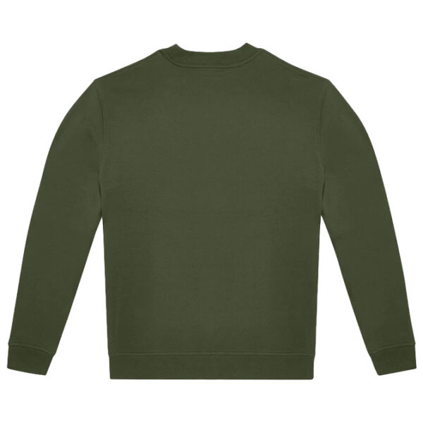 Majica dugi rukavi B&C ID.332 Crew 280g maslinasto zelena M - Slika 2