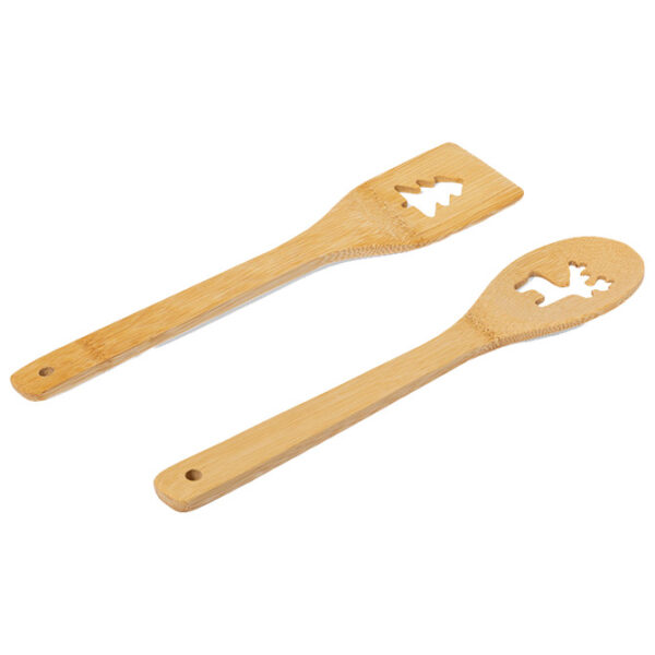 Set kuhača bambus Makito 20110 pk2 božićni motivi - Slika 2