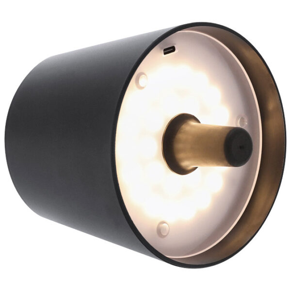 Lampa čep za boce led Makito 21391 crna - Slika 2