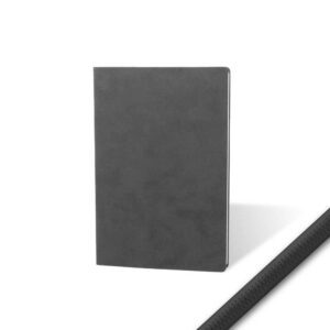 Notes A5 NUbuck eco, sivi