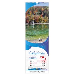 Kalendar zidni Čari prirode 2026.