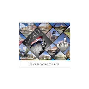 Kalendar zidni Zagreb 2026.