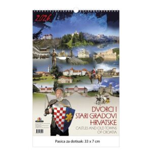 Kalendar zidni dvorci i stari gradovi 2026.