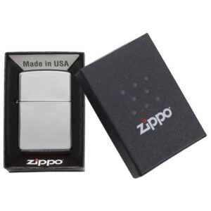 Upaljač metalni sjajni Zippo 250, srebrni