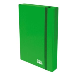 Fascikl kartonski Spree s klapnama i gumicom, 250X350X50 mm, zeleni