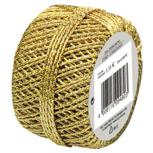 Špaga ukrasna metalik fi-1,5 mm/20m Herlitz 11103991 zlatna!!