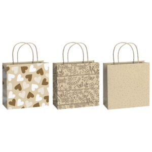 Vrećice ukrasne 20x20x8 cm Wedding Stewo 5339 99 sortirano!!