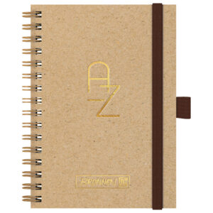 Adresar telefonski 100x145 mm A-Z spiralni s gumicom Brunnen 10-6465072 bež!!