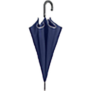 Kišobran automatik s plastičnom ručkom Golf Technology XXL Perletti 21799 plavi, reflektirajući rub!!