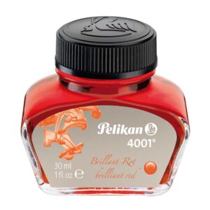 Tinta za nalivpero Pelikan, 4001, 30 ml,crvena
